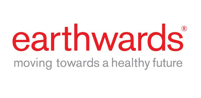 Logo Earthwards® in red